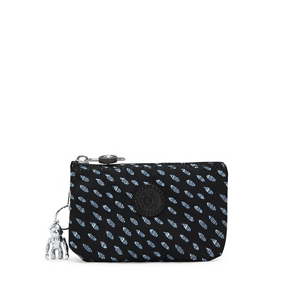 Plecaki Kipling Creativity Small Printed Pouch Czarne Białe | PL 1098KO